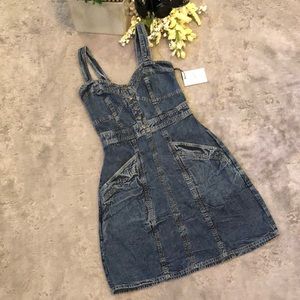 NWT Japna Denim Mini Dress